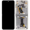 Inner OLED Assembly With Frame For Samsung Galaxy Z Flip 5 5G (US & International) (Refurbished) (Cream)
