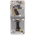 Inner OLED Assembly With Frame For Samsung Galaxy Z Flip 5 5G (US & International) (Refurbished) (Cream)