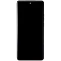 OLED Assembly With Frame For Motorola Moto Edge 40 (XT2303-3 / 2023) (Refurbished) (Eclipse Black)