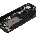 OLED Assembly With Frame For Motorola Moto Edge 40 (XT2303-3 / 2023) (Refurbished) (Eclipse Black)