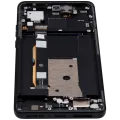 OLED Assembly With Frame For Motorola Moto Edge 40 (XT2303-3 / 2023) (Refurbished) (Eclipse Black)