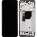 OLED Assembly With Frame For Motorola Moto Edge 40 Neo (XT2307-1 / 2023) (Refurbished) (Black)