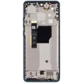 OLED Assembly With Frame For Motorola Moto Edge 40 Neo (XT2307-1 / 2023) (Refurbished) (Caneel Bay)