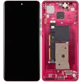 OLED Assembly With Frame For Motorola Moto Edge 40 (XT2303-3 / 2023) (Refurbished) (Viva Magenta)