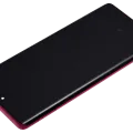 OLED Assembly With Frame For Motorola Moto Edge 40 (XT2303-3 / 2023) (Refurbished) (Viva Magenta)