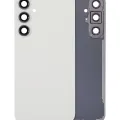 Back Cover Glass With Camera Lens For Samsung Galaxy S23 FE 5G (Aftermarket Plus) (Cream)