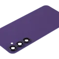 Back Cover Glass With Camera Lens For Samsung Galaxy S23 FE 5G (Aftermarket Plus) (Purple)