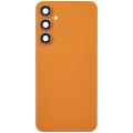Back Cover Glass With Camera Lens For Samsung Galaxy S23 FE 5G (Aftermarket Plus) (Tangerine)