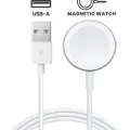 Apple USB-A Magnetic Watch Charging Cable for All Watch Series (1m / 3 ft) (OEM Grade A, Bulk Packaging)
