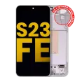OLED Assembly With Frame For Samsung Galaxy S23 FE 5G (US & International Version) (Refurbished) (Mint / Cream / Purple / Indigo / Tangerine)
