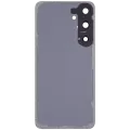 Back Cover Glass With Camera Lens For Samsung Galaxy S24 Plus 5G (No Logo) (Aftermarket Plus) (Marble Gray)