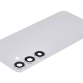Back Cover Glass With Camera Lens For Samsung Galaxy S24 Plus 5G (No Logo) (Aftermarket Plus) (Marble Gray)