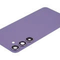 Back Cover Glass With Camera Lens For Samsung Galaxy S24 Plus 5G (No Logo) (Aftermarket Plus) (Cobalt Violet)