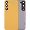 Back Cover Glass With Camera Lens For Samsung Galaxy S24 Plus 5G (No Logo) (Aftermarket Plus) (Sandstone Orange)