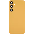Back Cover Glass With Camera Lens For Samsung Galaxy S24 Plus 5G (No Logo) (Aftermarket Plus) (Sandstone Orange)