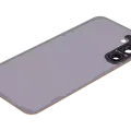 Back Cover Glass With Camera Lens For Samsung Galaxy S24 Plus 5G (No Logo) (Aftermarket Plus) (Sandstone Orange)