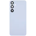 Back Cover Glass With Camera Lens For Samsung Galaxy S24 Plus 5G (No Logo) (Aftermarket Plus) (Sapphire Blue)