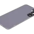 Back Cover Glass With Camera Lens For Samsung Galaxy S24 Plus 5G (No Logo) (Aftermarket Plus) (Sapphire Blue)