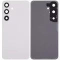 Back Cover Glass With Camera Lens For Samsung Galaxy S24 5G (No Logo) (Aftermarket Plus) (Marble Gray)
