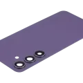 Back Cover Glass With Camera Lens For Samsung Galaxy S24 5G (No Logo) (Aftermarket Plus) (Cobalt Violet)