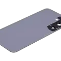 Back Cover Glass With Camera Lens For Samsung Galaxy S24 5G (No Logo) (Aftermarket Plus) (Cobalt Violet)
