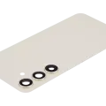 Back Cover Glass With Camera Lens For Samsung Galaxy S24 5G (No Logo) (Aftermarket Plus) (Amber Yellow)