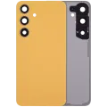 Back Cover Glass With Camera Lens For Samsung Galaxy S24 5G (No Logo) (Aftermarket Plus) (Sandstone Orange)