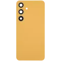 Back Cover Glass With Camera Lens For Samsung Galaxy S24 5G (No Logo) (Aftermarket Plus) (Sandstone Orange)