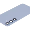 Back Cover Glass With Camera Lens For Samsung Galaxy S24 5G (No Logo) (Aftermarket Plus) (Sapphire Blue)