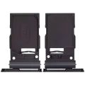 Single Sim Card Tray For Samsung Galaxy S24 5G / S24 Plus 5G (Onyx Black)