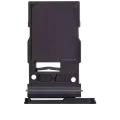 Single Sim Card Tray For Samsung Galaxy S24 5G / S24 Plus 5G (Onyx Black)