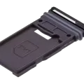 Single Sim Card Tray For Samsung Galaxy S24 5G / S24 Plus 5G (Onyx Black)
