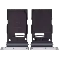 Single Sim Card Tray For Samsung Galaxy S24 5G / S24 Plus 5G (Marble Gray)