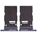 Single Sim Card Tray For Samsung Galaxy S24 5G / S24 Plus 5G (Cobalt Violet)