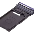 Single Sim Card Tray For Samsung Galaxy S24 5G / S24 Plus 5G (Cobalt Violet)