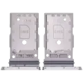 Dual Sim Card Tray For Samsung Galaxy S24 5G / S24 Plus 5G (Marble Gray)