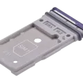 Dual Sim Card Tray For Samsung Galaxy S24 5G / S24 Plus 5G (Cobalt Violet)