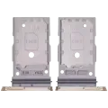 Dual Sim Card Tray For Samsung Galaxy S24 5G / S24 Plus 5G (Amber Yellow)
