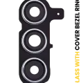 Back Camera Lens With Cover Bezel Ring For Samsung Galaxy S24 Plus 5G (Sapphire Blue)