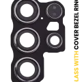 Back Camera Lens With Cover Bezel Ring For Samsung Galaxy S24 Ultra 5G (Titanium Black)
