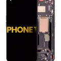 OLED Assembly With Frame For Nothing Phone 1 (Refurbished) (Black)