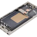 OLED Assembly With Frame For Samsung Galaxy S24 Ultra (US & International Version) (Aftermarket Plus) (Titanium Gray)