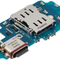Charging Port Board With Sim Card Reader For Samsung Galaxy S24 Ultra 5G (S928U) (US Version) (Premium)