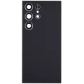 Back Cover Glass With Camera Lens For Samsung Galaxy S24 Ultra 5G (No Logo) (Aftermarket Plus) (Titanium Black)