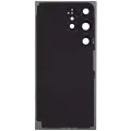 Back Cover Glass With Camera Lens For Samsung Galaxy S24 Ultra 5G (No Logo) (Aftermarket Plus) (Titanium Black)