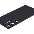 Back Cover Glass With Camera Lens For Samsung Galaxy S24 Ultra 5G (No Logo) (Aftermarket Plus) (Titanium Black)