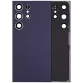 Back Cover Glass With Camera Lens For Samsung Galaxy S24 Ultra 5G (No Logo) (Aftermarket Plus) (Titanium Violet)