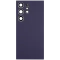 Back Cover Glass With Camera Lens For Samsung Galaxy S24 Ultra 5G (No Logo) (Aftermarket Plus) (Titanium Violet)
