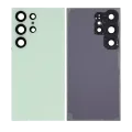 Back Cover Glass With Camera Lens For Samsung Galaxy S24 Ultra 5G (No Logo) (Aftermarket Plus) (Titanium Green)
