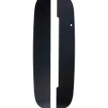 Top And Bottom Back Glass Panels For Motorola Moto Z (XT1650 / 2016) / Z Force Droid (Black)